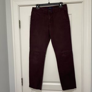 American Eagle Men’s Chino Pants - Maroon